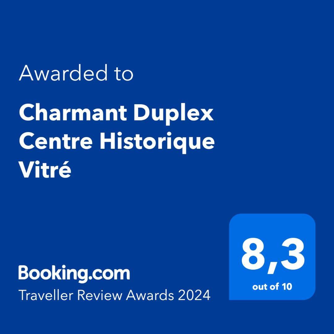 Charmant Duplex Centre Historique Vitre Exteriér fotografie